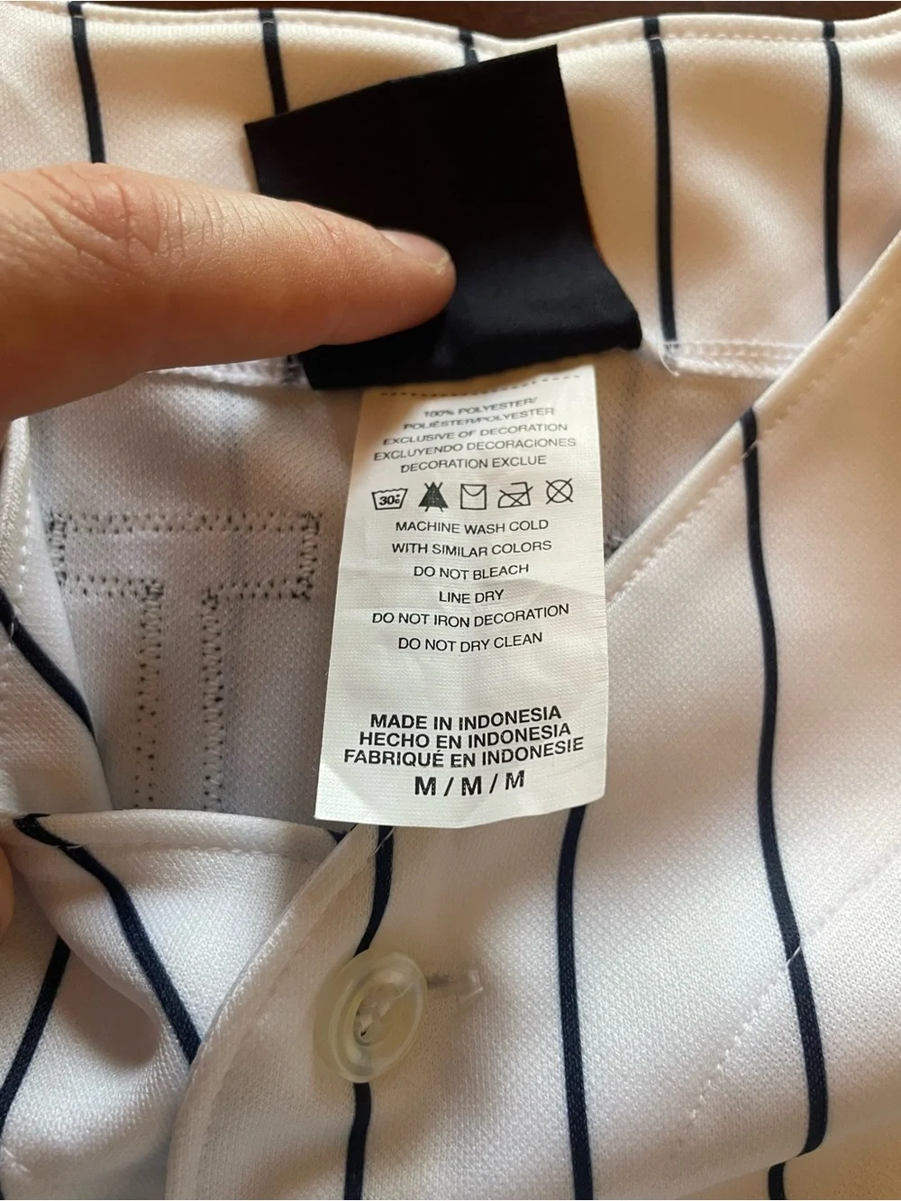 M Authentic Mickey Mantle White Pinstripe 'Mantle 7' Baseball Jersey